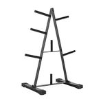 CAP Barbell Standard 1-Inch Weight Plate Storage Rack | Black