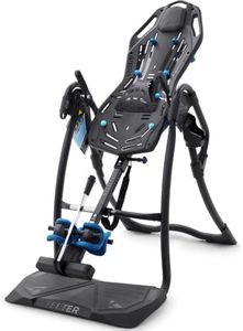 Teeter FitSpine LX9 Inversion Table, Deluxe Easy-to-Reach Ankle Lock, Back Pain Relief Kit, FDA-Registered (LX9 - Black)