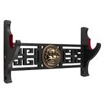 Ekkhysis Kylin Sword Wall Mount 1-Tier Velvet Padded Hook Katana Holder Display Hanger for Tanto Samurai Sword,Rapier Lightsaber,Cosplay Blade Tanjirou Demon Slayer Weapon Stand