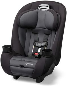 Safety 1st Ellaris 3-in-1 Convertible Car Seat, Slim Fit Design, Rear & Forward-Facing, 5-Position Headrest, 3-Across Fit, Travel-Friendly with Machine-Washable Seat Pad, Smokey Haze