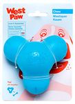 WEST PAW Zogoflex Tux Treat Dispensing Dog Chew Toy – Interactive Chew Toys for Dogs – Hold Kibble, Treats (Aqua Blue, Large)