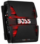 BOSS Audio Systems PM1500 Monoblock Car Amplifier - 1500 Watts, 2/4 Ohm Stable, Class A/B, Mosfet Power Supply, Great for Subwoofers