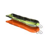 Pelican Sled Mega Snow Glider - Combo - Combo 2 sleds - 4 Season Sled - Any Outdoors Activities - Carry Up to 92 lb -Venom & Orange