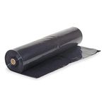 Black Plastic Sheeting - 6 mil - (10'ft x 100'ft) - Black Plastic Tarp, Polyethylene Vapor Barrier Plastic Sheeting, Black Painters Tarp, Roll of Heavy Duty Plastic