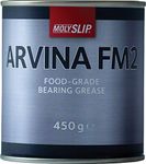 Molyslip Arvina FM2 Food Grade Bearing Grease Tin 450g – Anti Corrosion, Anti Wear Protection Lubricating Grease for Kitchens, Appliances, Hospitals