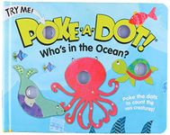 Melissa & Doug Children's Book - Poke-a-Dot: Who’s in The Ocean (Board Book with Buttons to Pop)