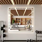 Koonmi Home Gym Mirror, 47"x47" Hea
