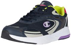 Champion Women's Athletic-Champ 2k W Sneakers, Navy Blue Grey Fuchsia Bs501, 6 UK