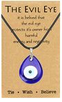 YANCHUN Evil Eye Necklace Turkish Evil Eye Pendant Necklace for Women Men Ojo Turco Lucky Protection Jewelry Gift for Women Men, Metal, No Gemstone