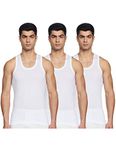 RUPA Frontline Men's Western Regular Fit Solid (FL Vest WHT_White_M)