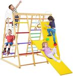 HONEY JOY 8-in-1 Kids Climbing Play