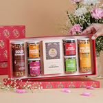 Omay Foods Festive Fusion Gift Box I Healthy Gift Hamper I SnacksI Corporate Gifts I Personal Gift Box I Dry-Fruits, Healthy Snacks|Premium Gift Hamper|Wedding Gifts I Gift For Him I Gift For Her