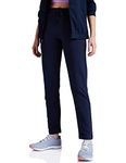 Van Heusen Women Stretch Fit Lounge Pants - Cotton Elastane - Smart Tech+, Easy Stain Release, Moisture Wicking, Ultra Soft_55303_Dark Navy_L