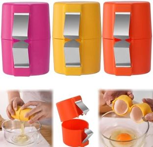 Egg Shell Opener, Egg Separator for Raw Eggs, Egg Opener Egg Cracker for Raw Eggs Cracking Tool, Handheld Eggshell Slicer Egg Peeler for Hard Boiled Egg, Egg Cracking Kitchen Tools & Gadgets