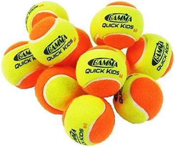 GAMMA Sports Kids Training (Transition) Balls, Yellow/Orange, Quick Kids 60, 12-Pack