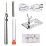 5V 15W Cordless Portable USB Soldering Iron, Wireless Rechargeable Built-In Battery Soldering Iron Kit, Electronic Soldering Tool Pen Kit Wireless Charging Welding Tool