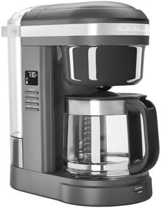 KitchenAid KCM1208DG Drip Spiral Showerhead Coffee Maker, 12 Cup, Matte Grey