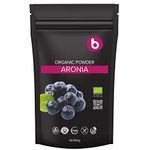 Bobica's PREMIUM European Organic Aronia Berry Powder | Chokeberry Powder | Antioxidant Superfood Powder, High in Flavonoids, Anthocyanins, Polyphenols and Potassium | 100% Organic, Raw | 1lb/454g |