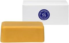 The Beeswax Co Pure Texas Beeswax Block - Ultra Clean - Naturally Filtered & Honey Scented - Premium Food Grade Yellow Beeswax for Candles, Butcher Blocks, Etc - Organic Bees Wax Bars - 5lb