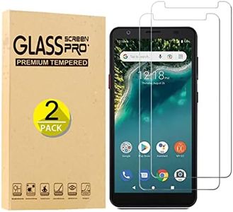 Tznzxm [2-Pack] for ZTE Avid 589 Tempered Glass, Consumer Cellular ZTE Avid 589 Screen Protector,Case Friendly 9H Hardness HD Anti-Scratch, Bubble Free Film for Consumer Cellular ZTE Avid 589