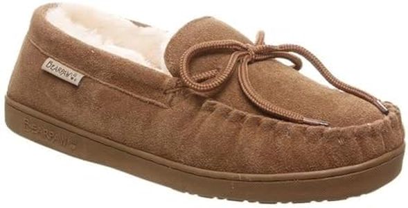 BEARPAW Men's Moc II Multiple Colors | Men's Slipper | Men's Shoe | Comfortable & Lightweight, Hickory Ii, 13