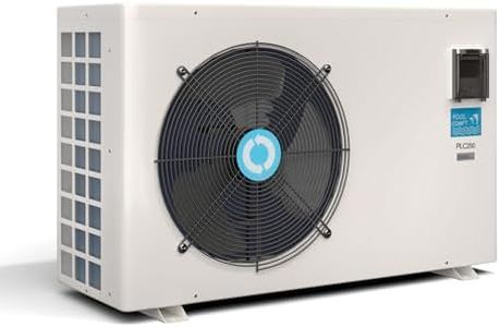 POOLCOMFT Max105600 BTU Swimming Pool Heat Pump, for Above and In Ground Pools Up to 18000gallons, 26KW Electric Pool Heaters PLC250, Inverter Heating System, High Efficiency,208~230V/60Hz