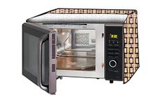 Stylista Microwave Oven Cover for Panasonic 27 L Convection NN-CT645BFDG (Free Fridge/Oven/Wardrobe Handle Cover)