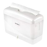 EZ-Pull Countertop SLIMFOLD Hand Towel Dispenser for Kitchen/Bathroom/Office/RV/Airbnb, White 4600-EZ, EZbrnd 9" x 3.5" x 6"