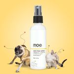 Moe Puppy Anti Tick Spray (100 ml) for Pets, Natural, Long-Lasting Protection, with Lemongrass, Citronella, Eucalyptus, Rosemary Oils, Aloe Vera Extract