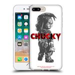 Head Case Designs Officially Licensed Child's Play Doll Key Art Soft Gel Case Compatible With Apple iPhone 7 Plus/iPhone 8 Plus