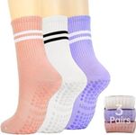 ZANZER (3 pairs) Pilates Grip Socks