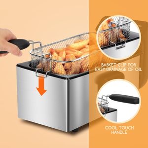 Aigostar 3L Deep Fat Fryer – Stainless Steel Electric Cooker