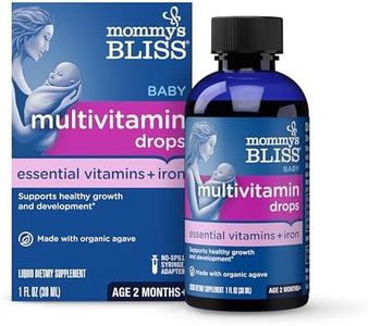 Mommy's Bliss Baby Multivitamin + Iron, Daily Essential Vitamins for Immune Support, Healthy Growth & Bone Development*, Age 2 Months+, 30 ml, Liquid