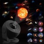 Galaxy Projector Star Light Projector Starry Sky Light Projector Planetarium Projector with HD 13 Film Discs, Moon, Solar System, Nebula Projector Night Light Galaxy Lamp for Bedroom Kids Adults