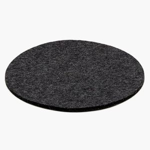 Graf Lantz - Trivets for Hot Dishes - Heat Resistant 100% Merino Wool - Hot Pads for Kitchen, Countertops, Tables, Sizzling Dishes, Pots & Pans - Home Decor, Kitchen Accessories - 12", Charcoal