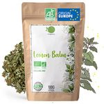 ORIGEENS Organic Lemon Balm Tea BIO 100gr | Herbal Tea for Digestion and Relaxation | Organic Melissa Tea Leaves - Lemon Balm Tea Loose