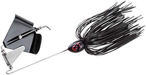 BOOYAH Buzz Buzzbait Bass Fishing Lure, Black, 1/2 oz