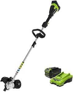 Greenworks 40V 8" Brushless Edger, 4.0Ah Battery and Charger Included