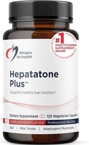 Designs for Health Liver Support Capsules - Hepatatone Plus with Milk Thistle, NAC, Schisandra - Mushroom Extracts for Cleanse + Immune Support - Liver Detox Supplement for Men + Women (120 Capsules)