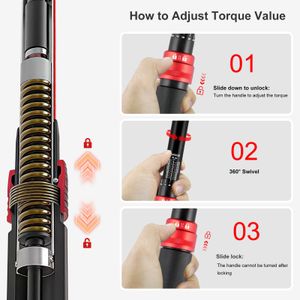 ATsafepro 1/2" Torque Wrench Set – Precision Adjustable Tool Kit