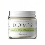 Dom's Natural Deodorant by Nelson Naturals- Aluminum-Free Deodorant. Organic Ingredients, Vegan, and Plastic Free for Women and Men.