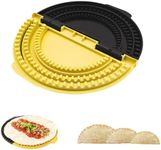 3-In-1 Tortilla Sealer Crimper, Flip Wrap Tortilla Maker for 10"+8"+6" Wraps, Adjustable & Detachable Crimper Suitable for Quesadilla, Burritos, Pancakes, Dumplings