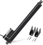 DC HOUSE 12 Inch 12" High Speed 14mm/s Linear Actuator Motor 1000N DC12V with Mounting Brackets