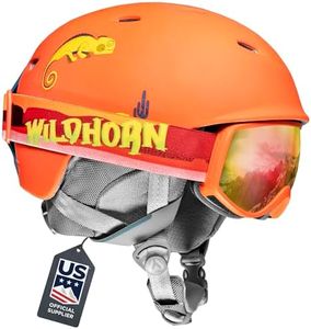 Wildhorn Spire Combo Pack Ski Helmet Kids- Snowboard Helmet with Goggles for Toddlers, Boys, & Girls - US Ski Team Official Supplier - Snowboarding Helmet for Kids