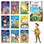 Set of 10 Classics Tales Story Books for Kids|English Short Stories for 3+ | Aladdin, Alibaba, Jungle Book & Others