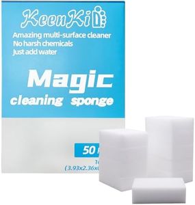 KeenKiD 50 Pcs/lot Magic Sponges Cleaning Eraser Melamine Sponge Foam Pads,Multi-Functional Household Cleaning Kitchen Dish Sponge 100x60x20mm (50)