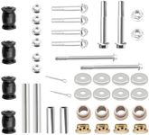 CartClan Front Lower Arm King Pin & Spindle, Collar & Bushing Repair Kit with Bolt & Nut for Yamaha G&E G22 G29, OEM# 91490-25020-00/91402-25020-00/2NL-23448-00-00/90387-12016-00/2NL-23517-00