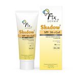 Fixderma Shadow Sunscreen SPF 50+ Gel for Oily Skin | Sunscreen for Body & Face | Broad Spectrum Protection from UVA & UVB | For Women & Men | Non Greasy & Water Resistant - 40gm
