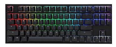 Ducky DKON1787ST ONE 2 TLK RGB Mechanical Gaming Keyboard - MX Switch Silver, PC/Mac/Linux