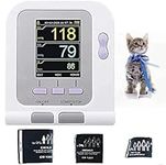 ZIJINGY Cat/dog/animal/vet Automatic Blood Pressure Monitor Electronic Sphygmo，electronic Upper Arm Bp Meter with Built-in Cuff